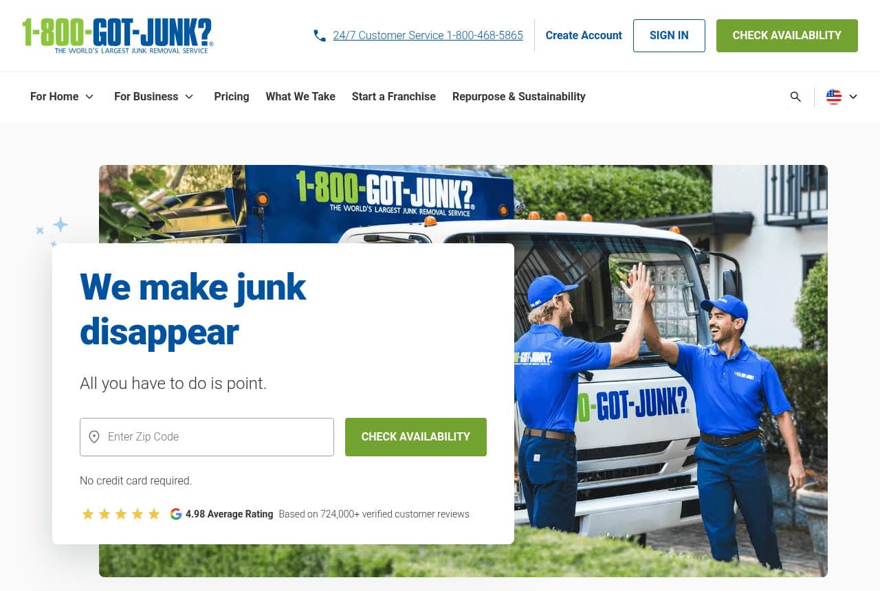 The Best Junk Removal Website Examples, Explained — example
