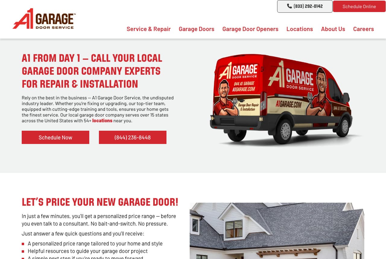 The Best Garage Door Website Examples, Explained — example