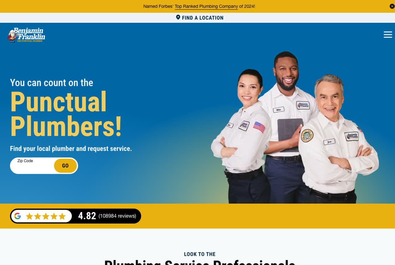 The Best Plumber Website Examples, Explained — example