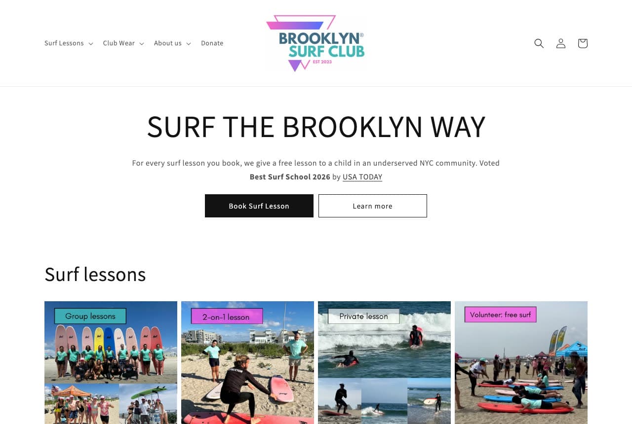 The Best Surf School Website Examples, Explained — example