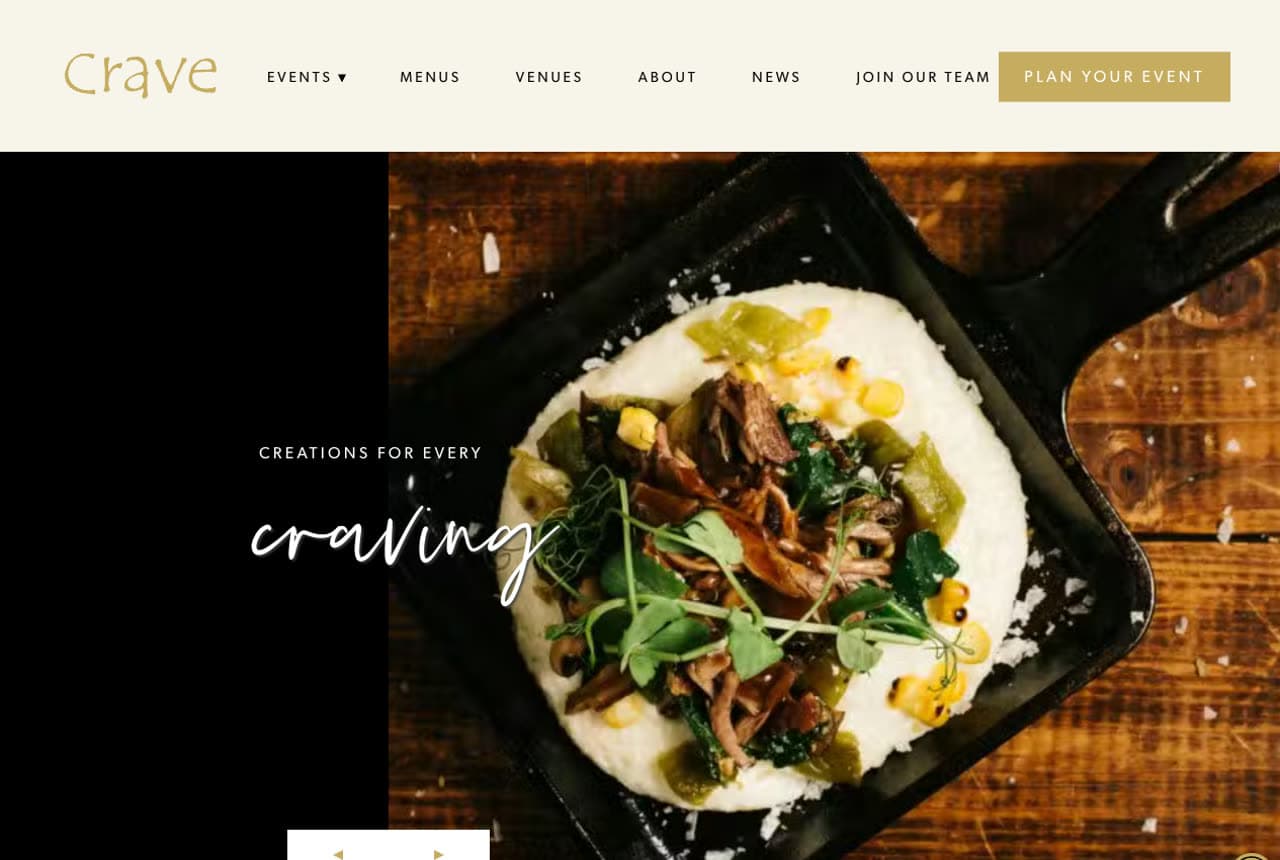 The Best Catering Website Examples, Explained — example