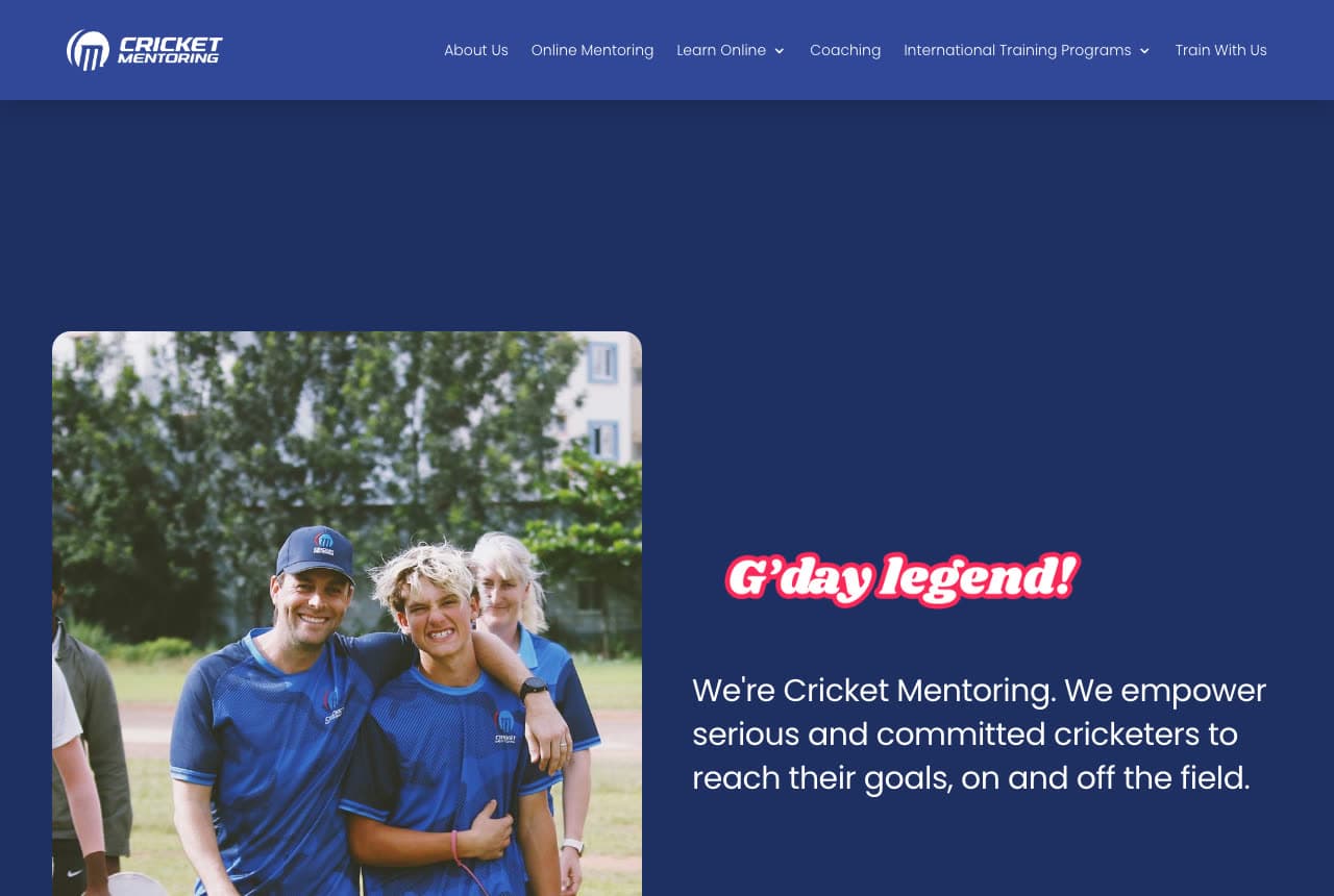 The Best Cricket Coaching Website Examples, Explained — example
