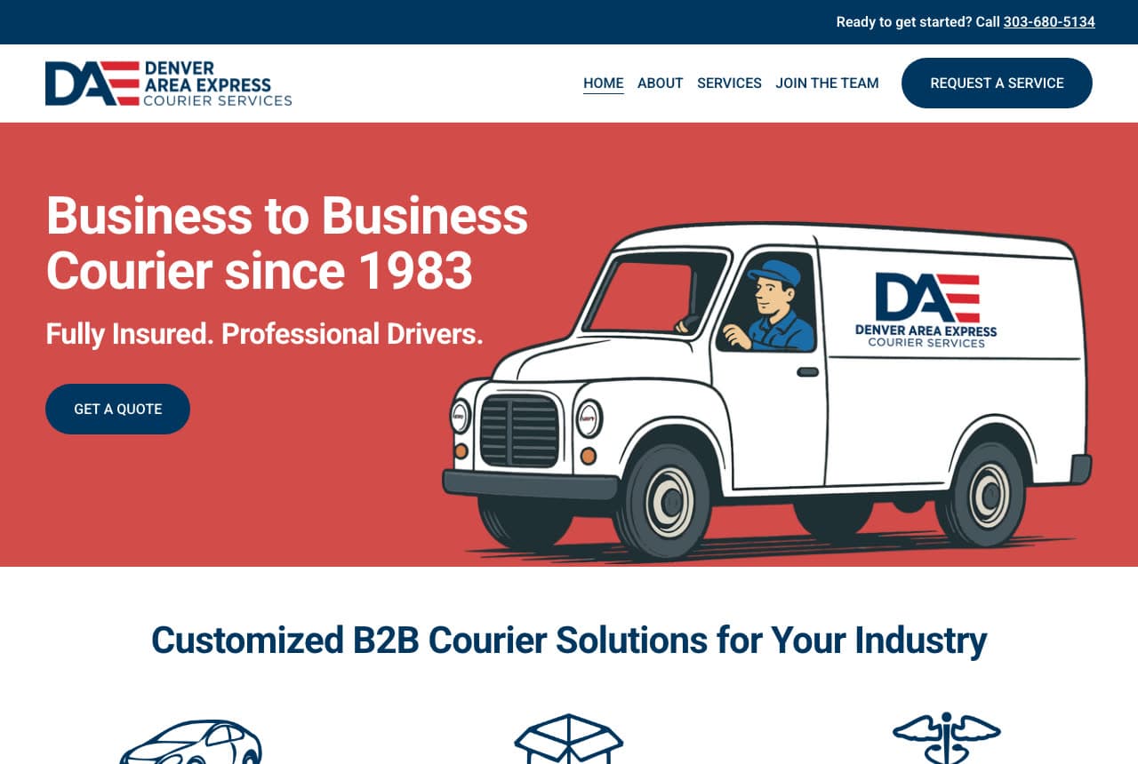 The Best Delivery & Courier Website Examples, Explained — example
