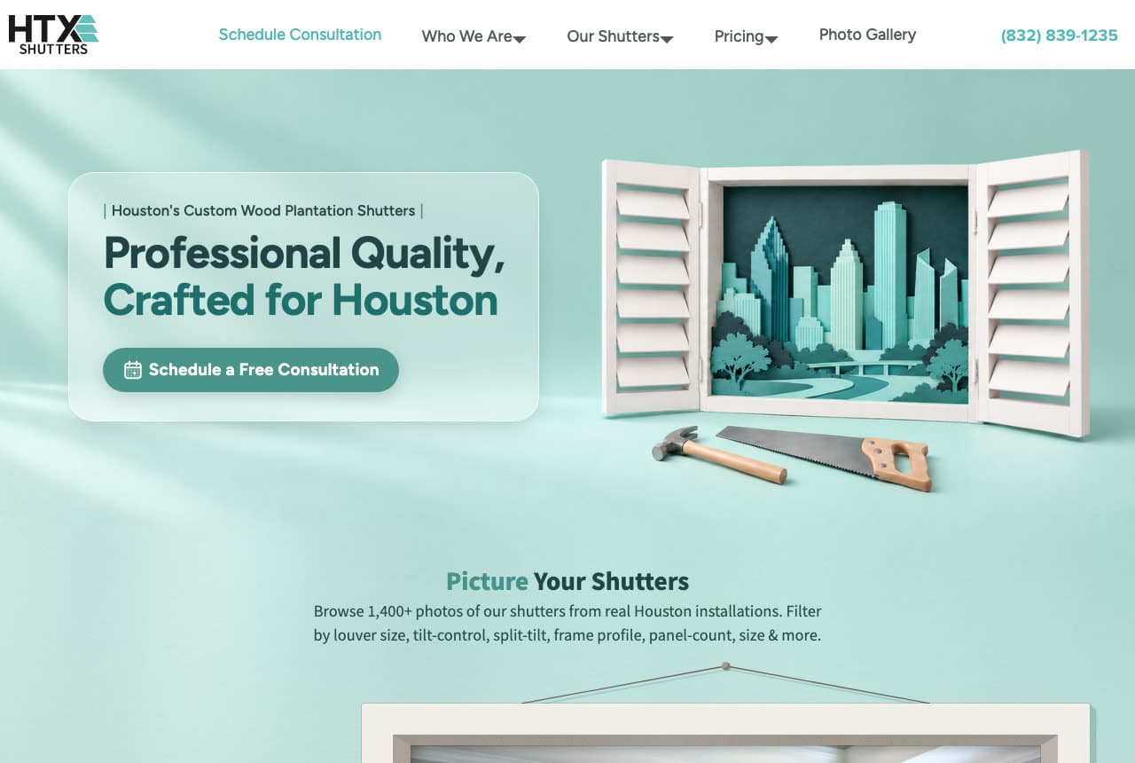 The Best Blinds & Shutters Website Examples, Explained — example