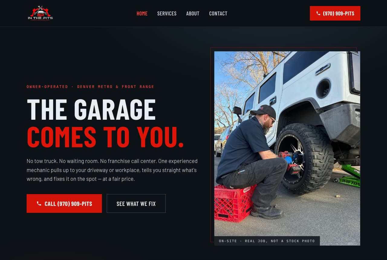 The Best Mobile Mechanic Website Examples, Explained — example