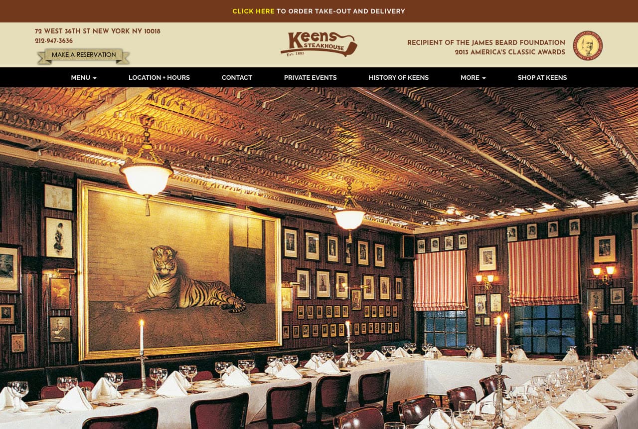 The Best Steakhouse Website Examples, Explained — example