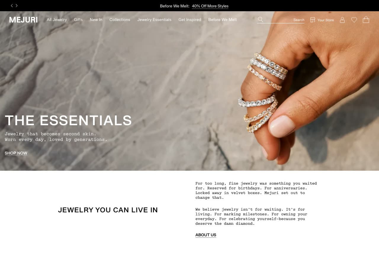 The Best Jewelry Website Examples, Explained — example