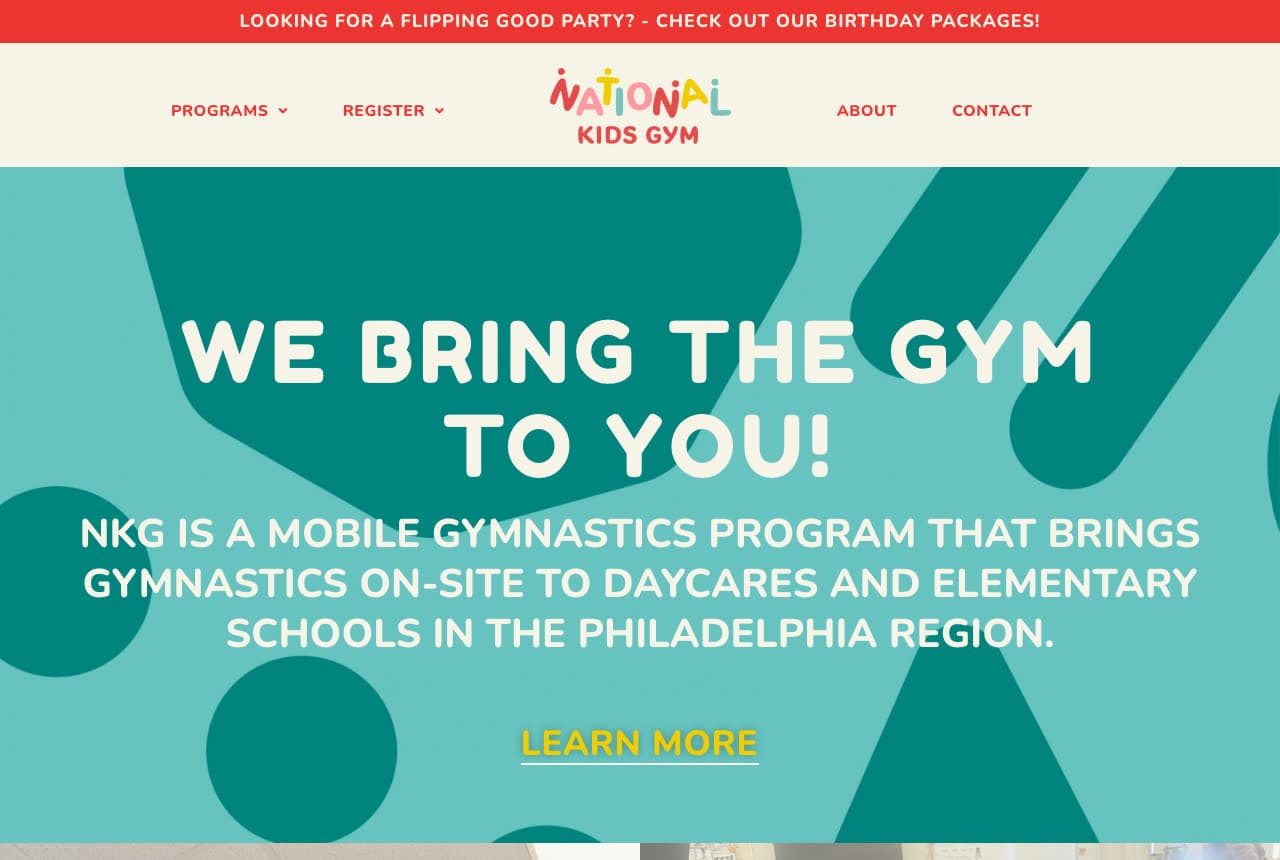 The Best Gymnastics Website Examples, Explained — example