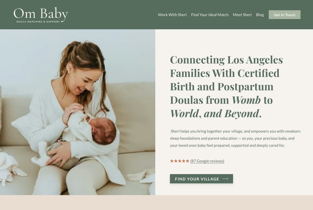 The Best Doula Website Examples, Explained — example