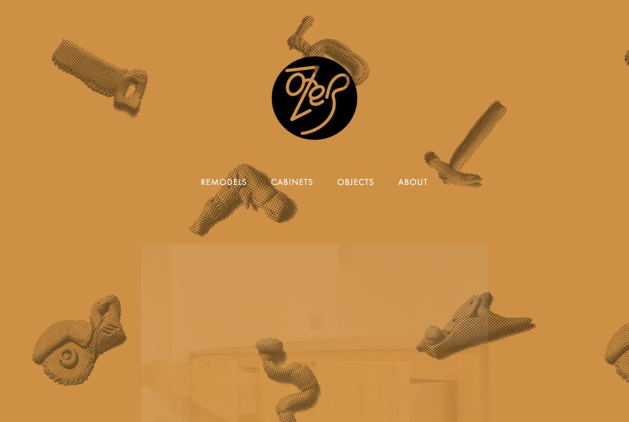 Ozer Custom Carpentry website — Design-Led Carpentry Studio design example
