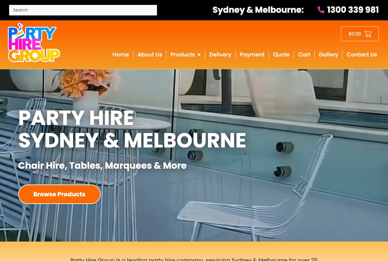 The Best Party Hire Website Examples, Explained — example
