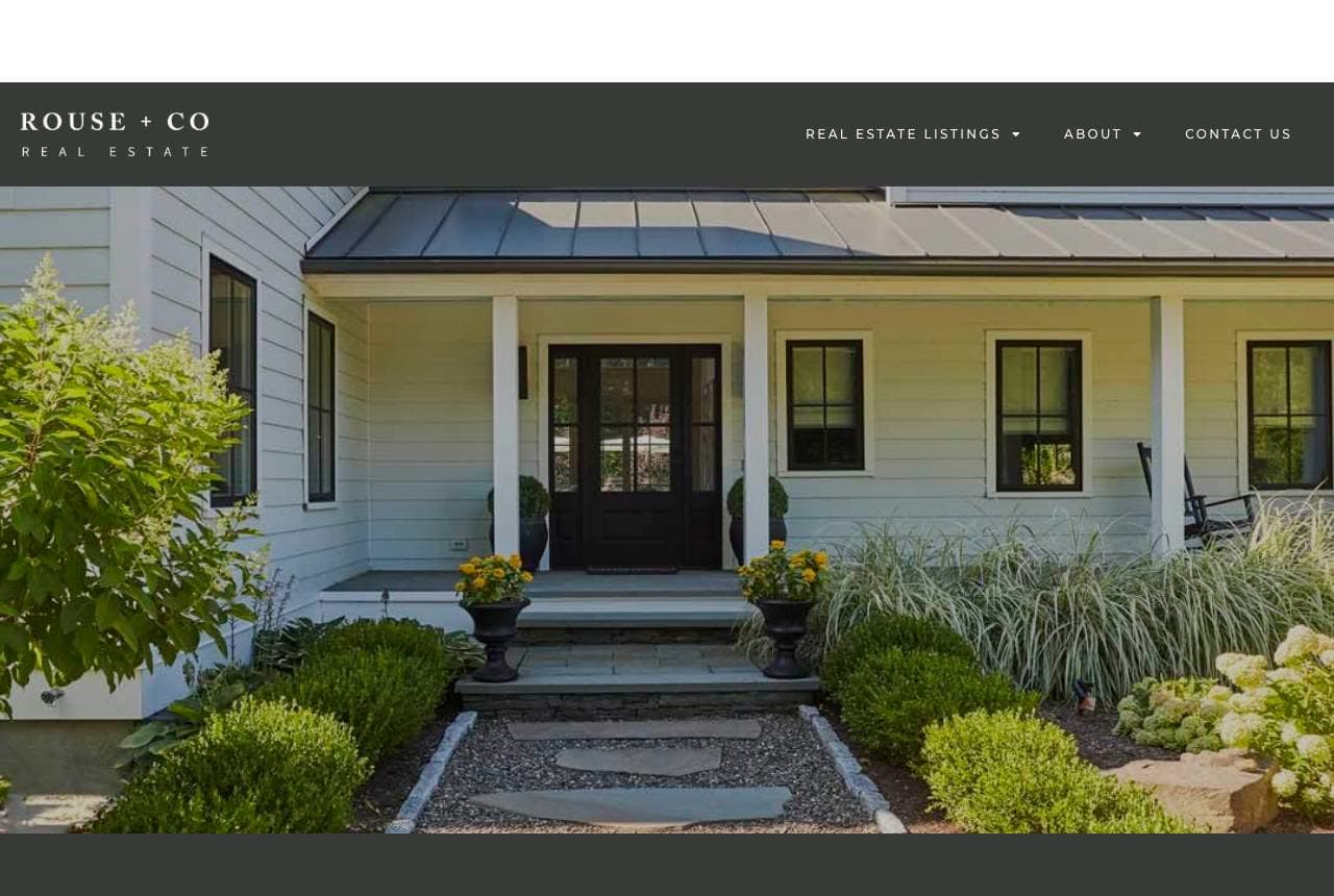 Rouse + Co website — Boutique Agency design example