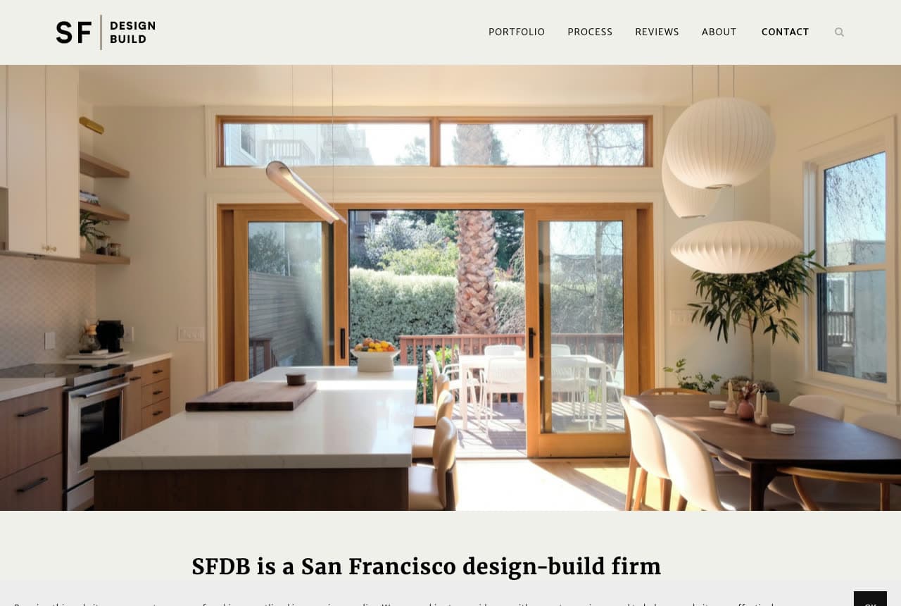 SF Design Build website — Design-Build design example