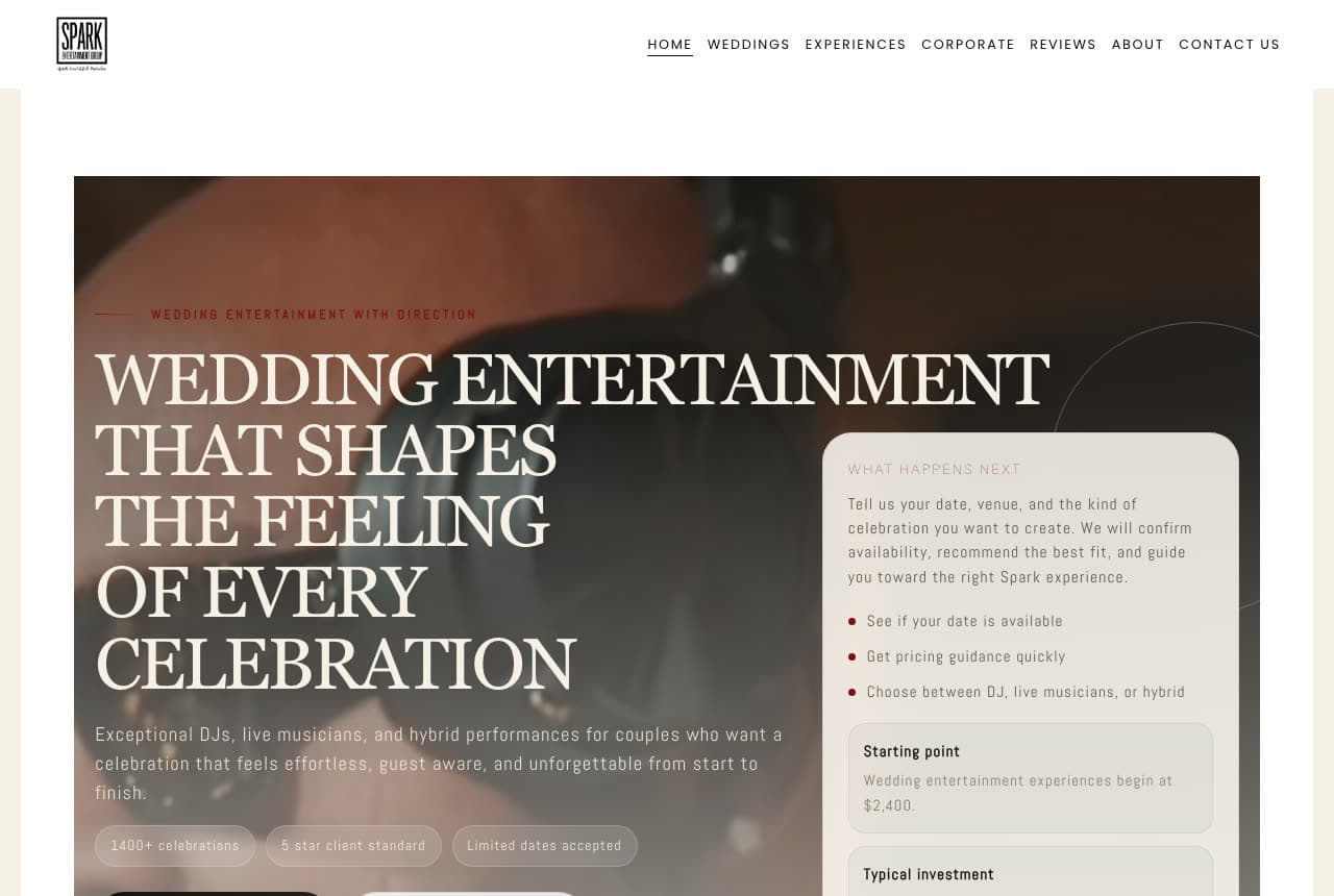 The Best DJ Website Examples, Explained — example