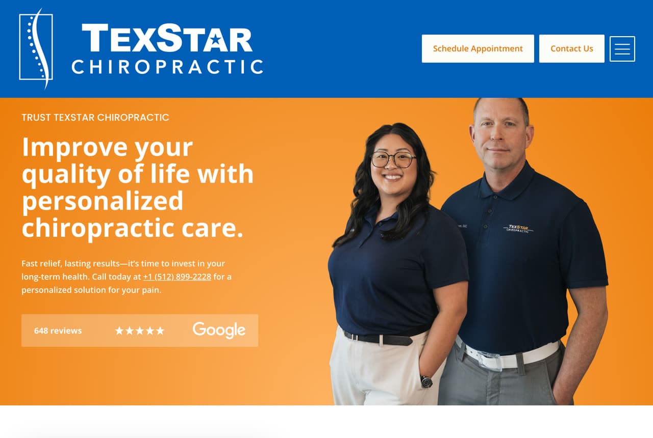 The Best Chiropractor Website Examples, Explained — example