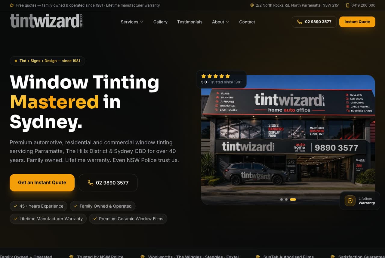 The Best Window Tinting Website Examples, Explained — example