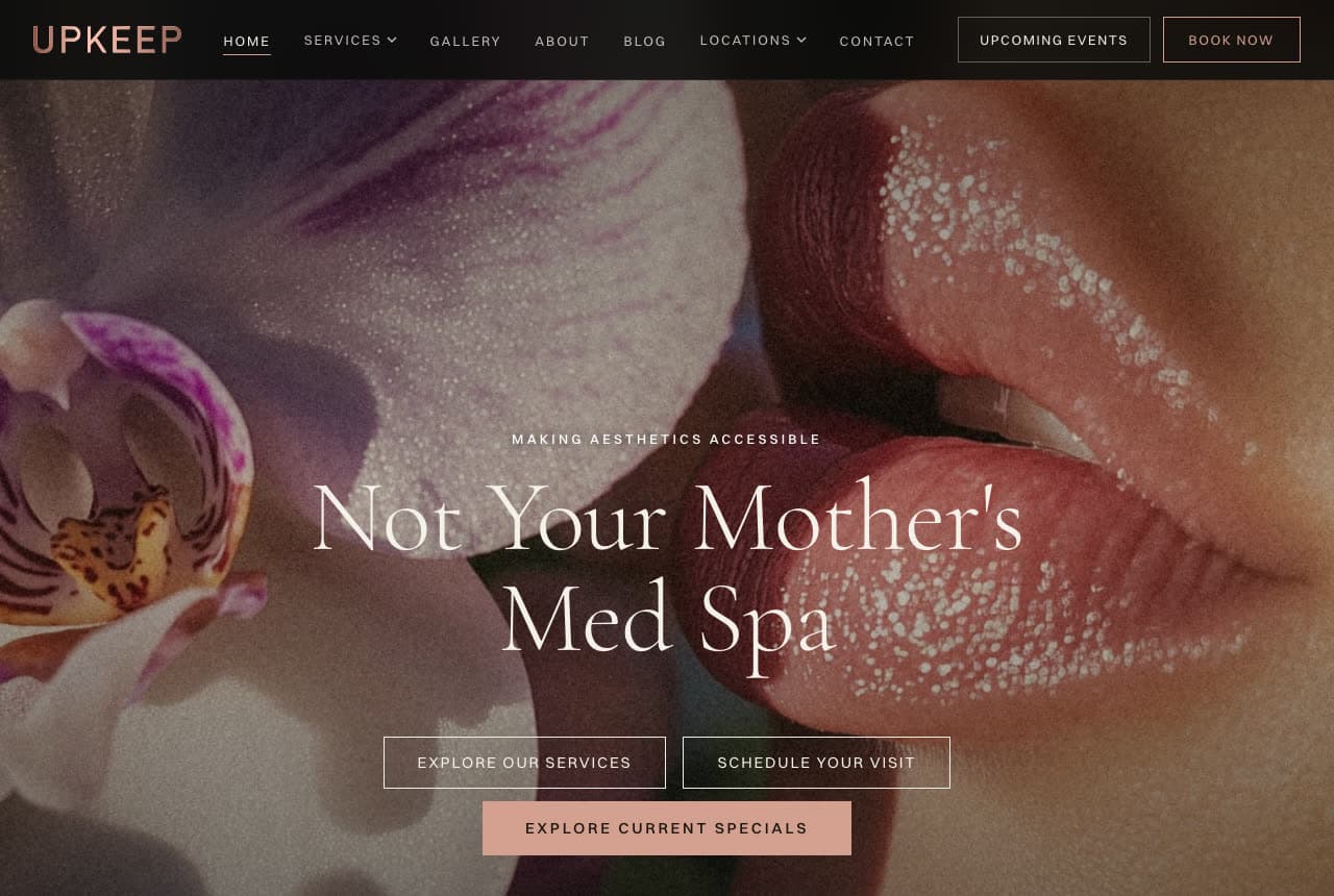 The Best Med Spa Website Examples, Explained — example