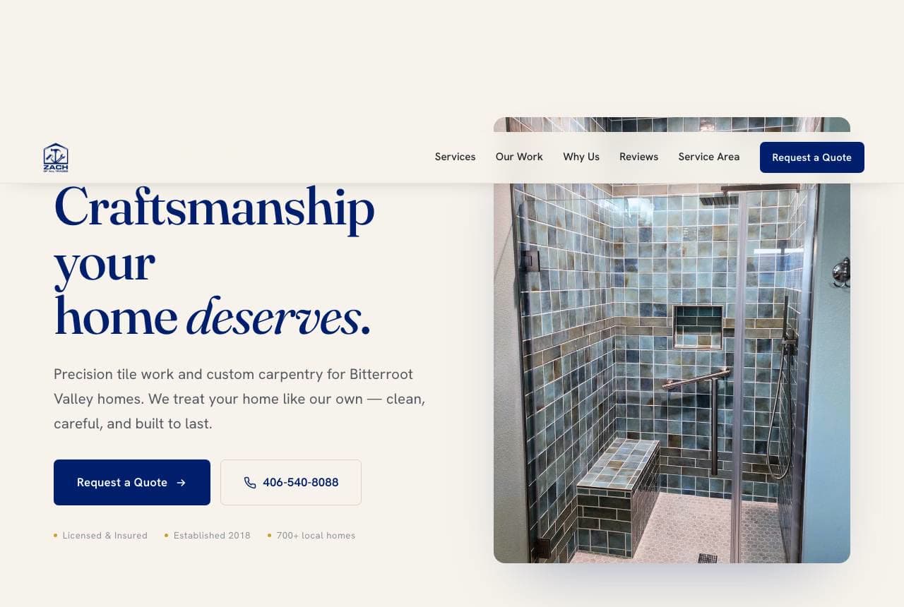 The Best Handyman Website Examples, Explained — example