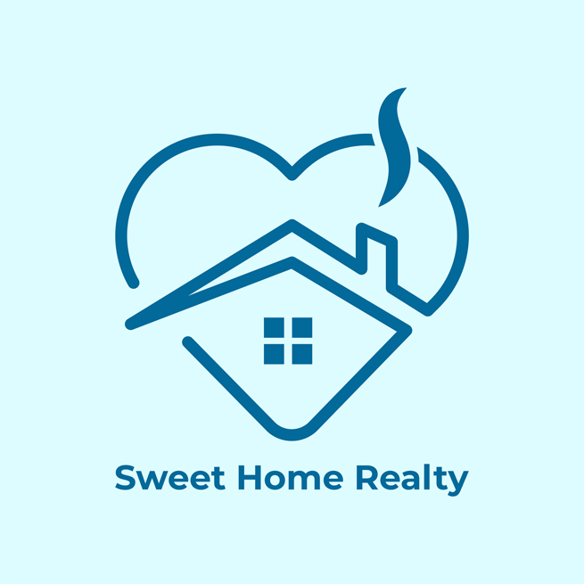 Real estate logo for business called Sweet Home Realty.