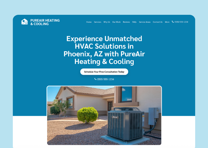 Revive Detailing landing page with the tagline 'Elevate the appearance and condition of your vehicle with Revive Detailing' with a picture of a shiny red car