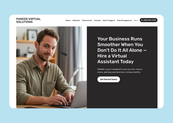 Revive Detailing landing page with the tagline 'Elevate the appearance and condition of your vehicle with Revive Detailing' with a picture of a shiny red car