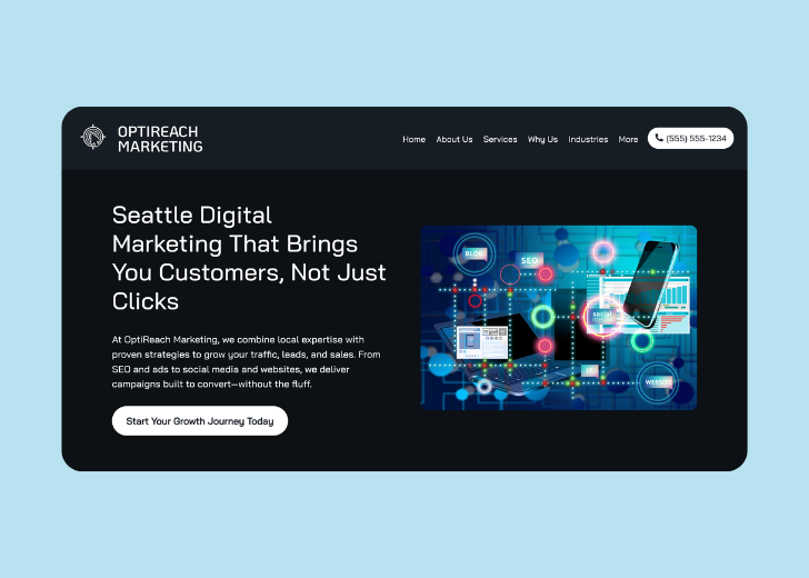 Revive Detailing landing page with the tagline 'Elevate the appearance and condition of your vehicle with Revive Detailing' with a picture of a shiny red car