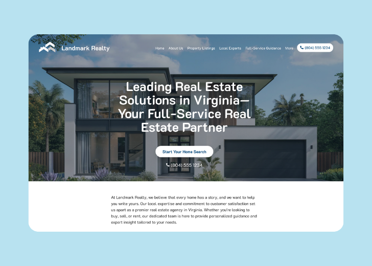 Revive Detailing landing page with the tagline 'Elevate the appearance and condition of your vehicle with Revive Detailing' with a picture of a shiny red car