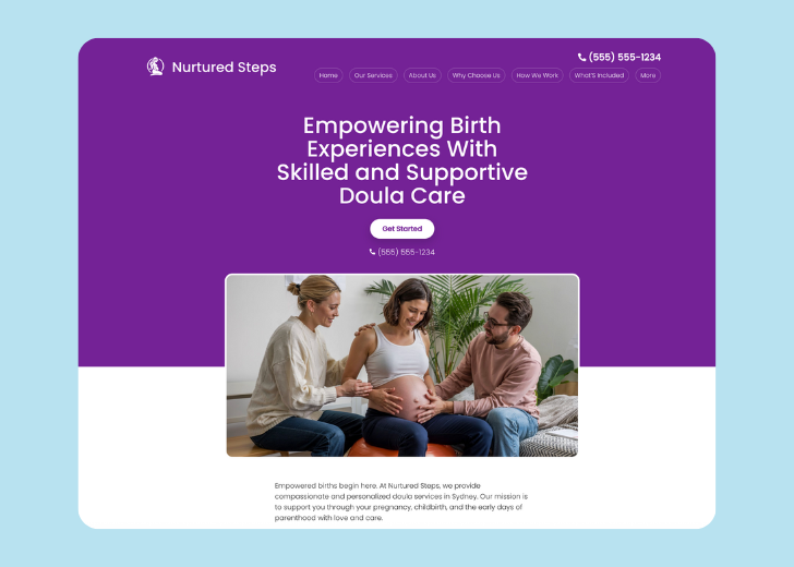 Revive Detailing landing page with the tagline 'Elevate the appearance and condition of your vehicle with Revive Detailing' with a picture of a shiny red car