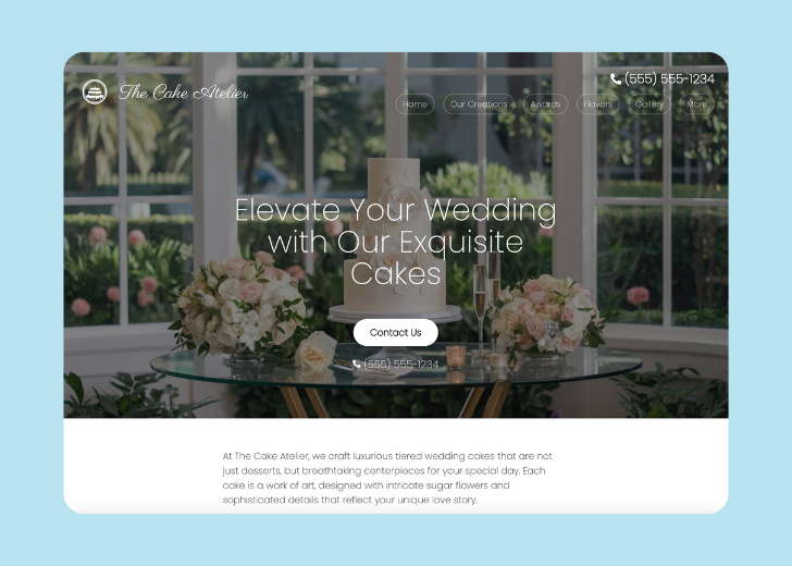 Revive Detailing landing page with the tagline 'Elevate the appearance and condition of your vehicle with Revive Detailing' with a picture of a shiny red car