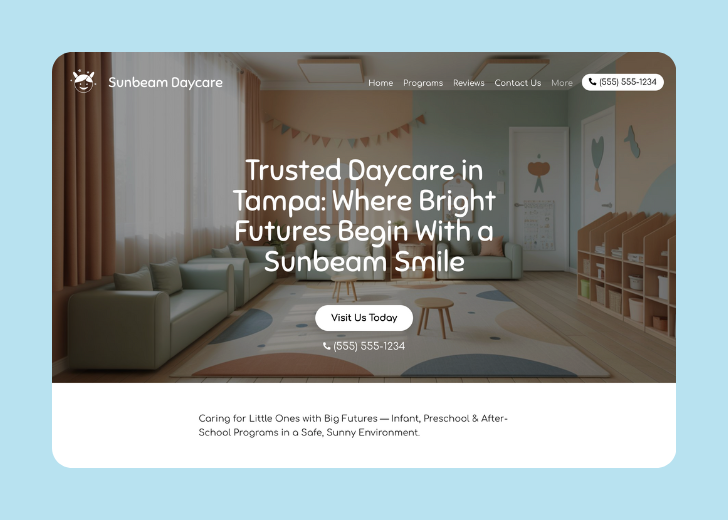 Revive Detailing landing page with the tagline 'Elevate the appearance and condition of your vehicle with Revive Detailing' with a picture of a shiny red car
