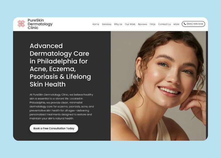 Revive Detailing landing page with the tagline 'Elevate the appearance and condition of your vehicle with Revive Detailing' with a picture of a shiny red car