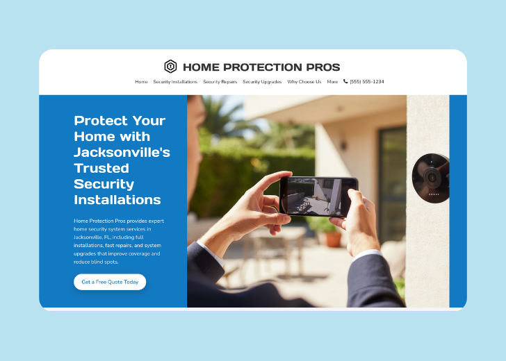 Revive Detailing landing page with the tagline 'Elevate the appearance and condition of your vehicle with Revive Detailing' with a picture of a shiny red car