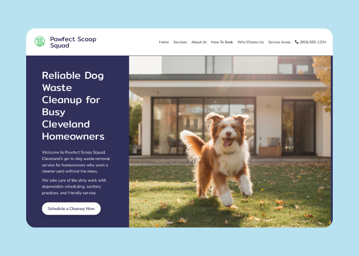 Revive Detailing landing page with the tagline 'Elevate the appearance and condition of your vehicle with Revive Detailing' with a picture of a shiny red car