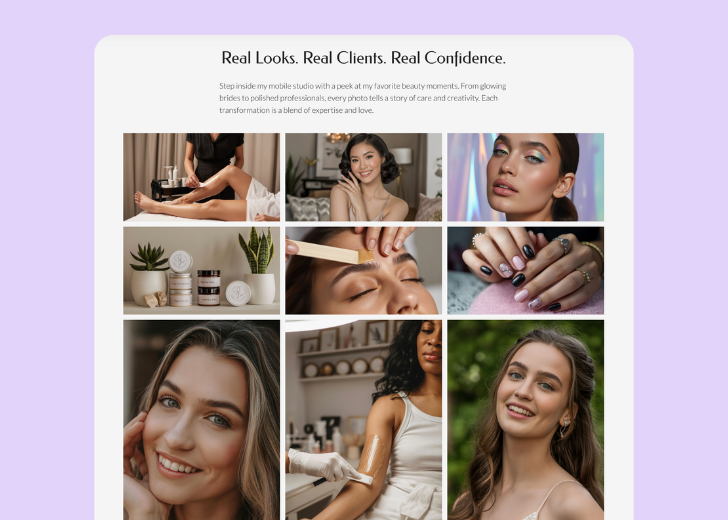 Gallery section titled 'Explore Our Stunning Home Remodeling Projects' with a gallery of 6 images of wooden-themed interior design in a masonry grid layout