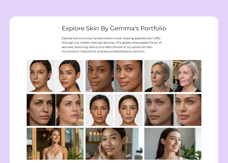 Gallery section titled 'Explore Our Stunning Home Remodeling Projects' with a gallery of 6 images of wooden-themed interior design in a masonry grid layout