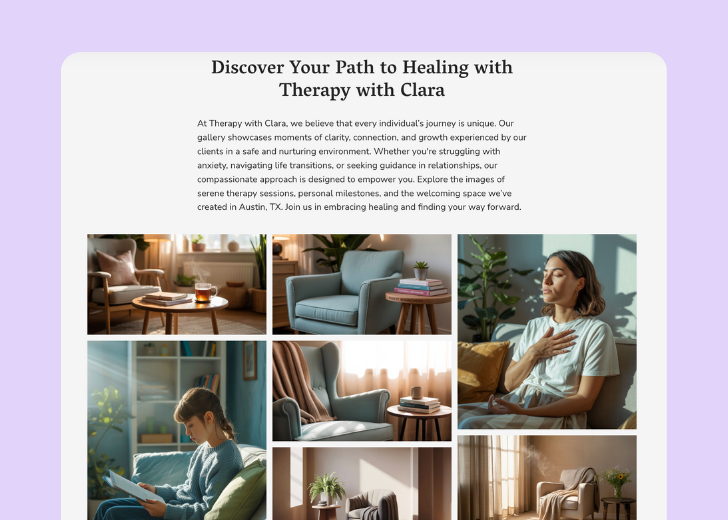 Gallery section titled 'Explore Our Stunning Home Remodeling Projects' with a gallery of 6 images of wooden-themed interior design in a masonry grid layout