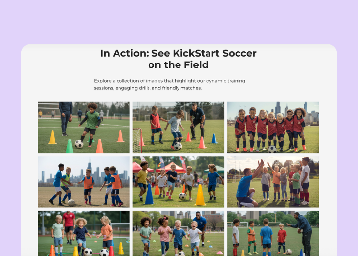 Gallery section titled 'Explore Our Stunning Home Remodeling Projects' with a gallery of 6 images of wooden-themed interior design in a masonry grid layout