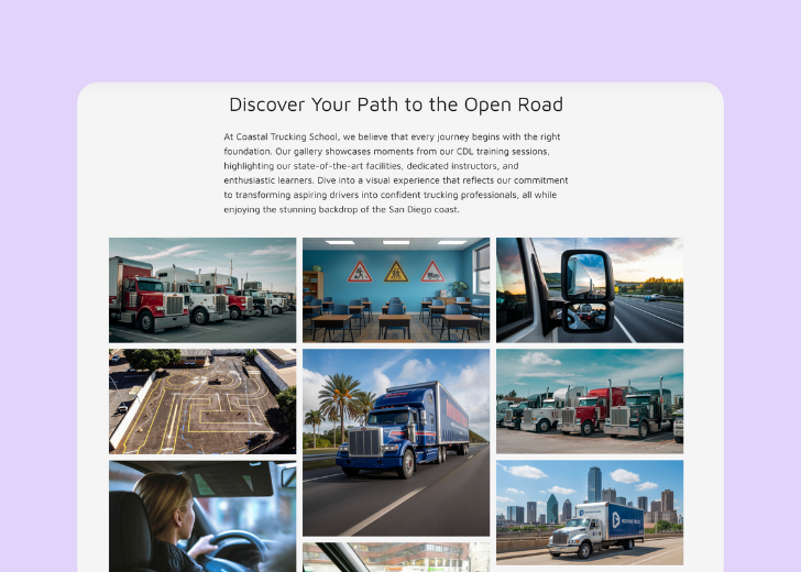 Gallery section titled 'Explore Our Stunning Home Remodeling Projects' with a gallery of 6 images of wooden-themed interior design in a masonry grid layout