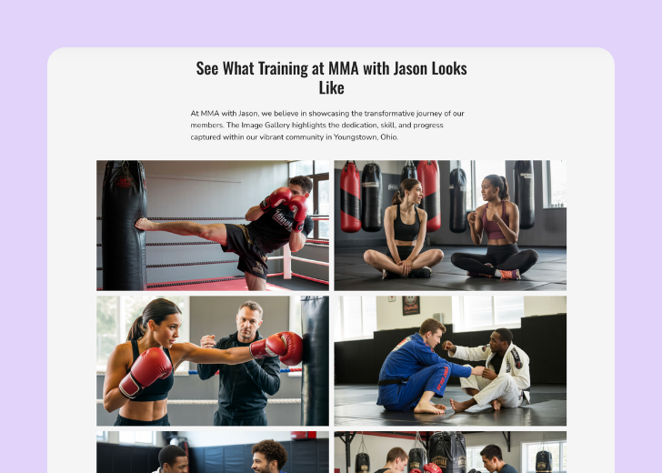 Gallery section titled 'Explore Our Stunning Home Remodeling Projects' with a gallery of 6 images of wooden-themed interior design in a masonry grid layout