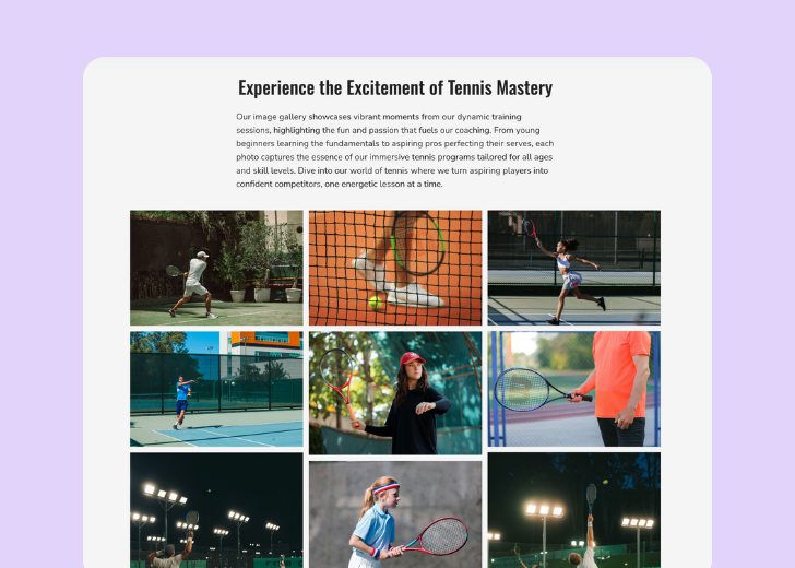 Gallery section titled 'Explore Our Stunning Home Remodeling Projects' with a gallery of 6 images of wooden-themed interior design in a masonry grid layout