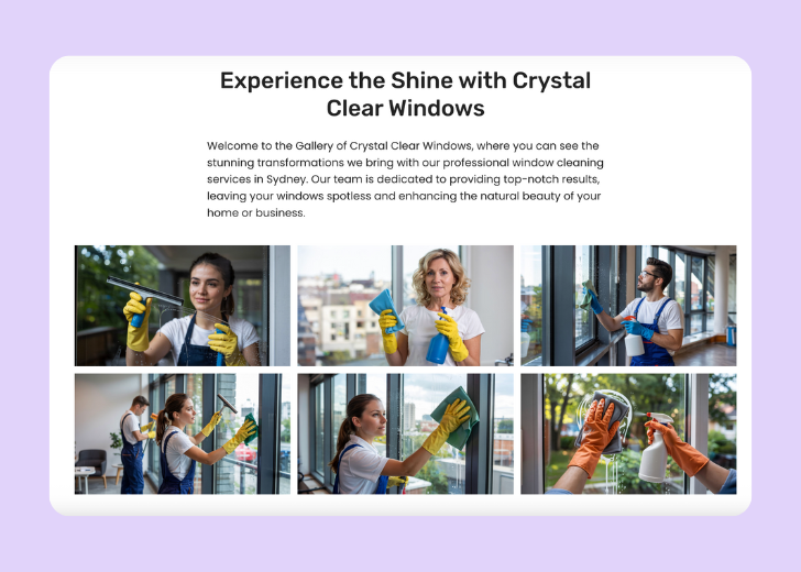 Gallery section titled 'Explore Our Stunning Home Remodeling Projects' with a gallery of 6 images of wooden-themed interior design in a masonry grid layout