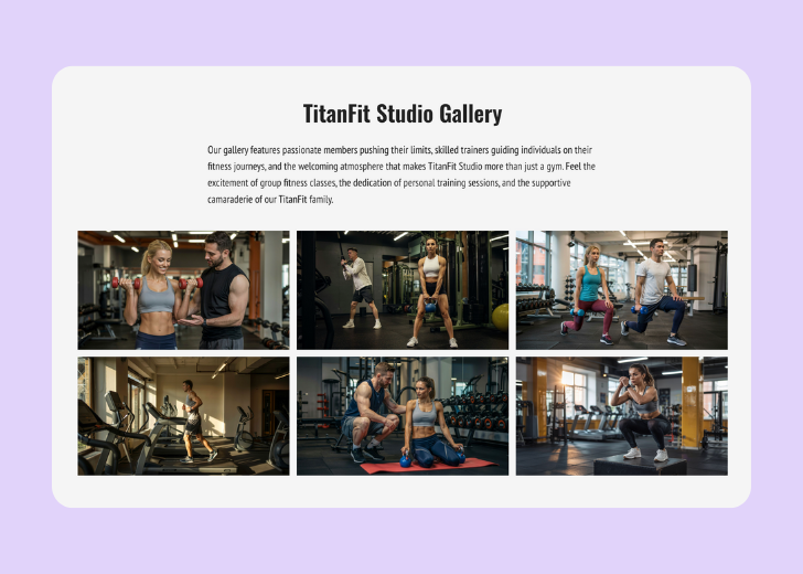 Gallery section titled 'Explore Our Stunning Home Remodeling Projects' with a gallery of 6 images of wooden-themed interior design in a masonry grid layout