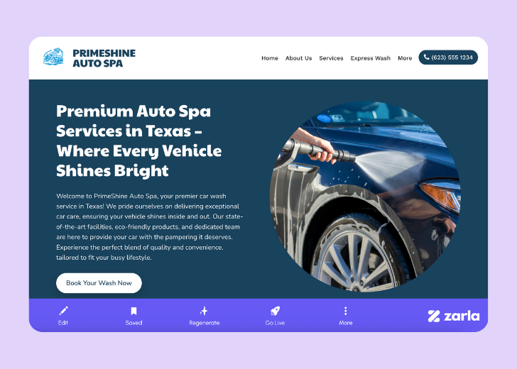 Screenshot of Zarla Editor's UI for selecting fonts and color palettes and uploading custom images