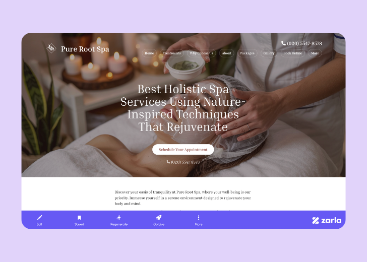 Screenshot of Zarla Editor's UI for selecting fonts and color palettes and uploading custom images
