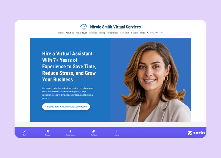 Screenshot of Zarla Editor's UI for selecting fonts and color palettes and uploading custom images