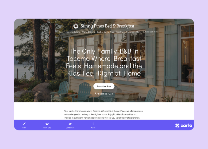Screenshot of Zarla Editor's UI for selecting fonts and color palettes and uploading custom images