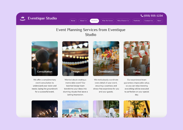 Spotless Touch landing page of a specific service titled 'Post Construction Cleaning' with a contact form on the side