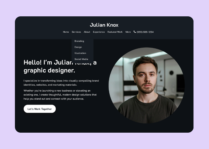 Spotless Touch landing page of a specific service titled 'Post Construction Cleaning' with a contact form on the side
