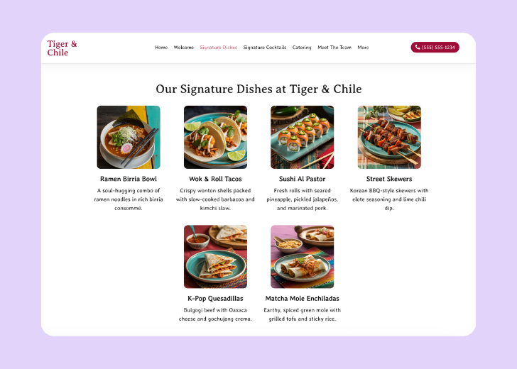 Spotless Touch landing page of a specific service titled 'Post Construction Cleaning' with a contact form on the side