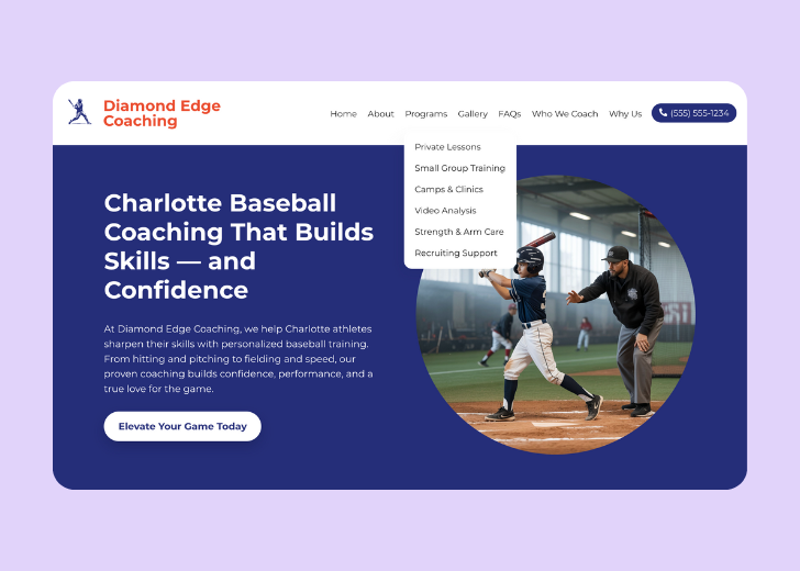 Spotless Touch landing page of a specific service titled 'Post Construction Cleaning' with a contact form on the side